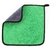 Flanela de Microfibra 40x40 Dupla Face Verde 600 GSM - JS Imports