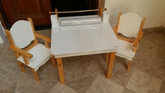 Mesa Infantil Didáctica,pizarra O Pizarrón, Rollo De Papel - Crecer en colores