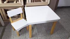 Imagen de Mesa Infantil Didáctica + 1 Silla Con Pizarra O Pizarrón