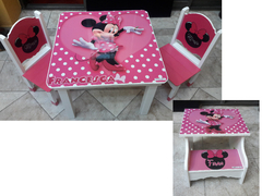 Combo Mesa Infantil + Dos Sillas + Banquito Escalera en internet