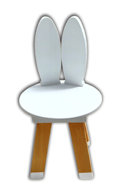 Silla De Madera Conejo y Ciervo