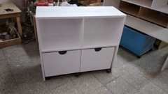 Organizador Guarda Juguetes con 2 Cubos y Estantes - comprar online