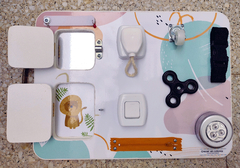 Tablero Panel Didáctico Sensorial Montessori Infantil - Crecer en colores