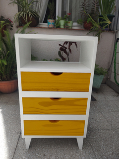 Mesa De Luz Vintage Retro Pintada