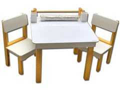 Mesa Infantil Didáctica,pizarra O Pizarrón, Rollo De Papel