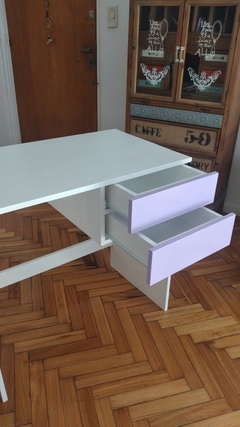 Escritorio Juvenil De 80cm X 75cm X 45 De Pino