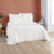 Cobre Leito Colcha Dupla Face King 3 Pçs Nobless 200 Fios Branco - Mundotextil