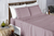 Jogo de Cama Casal Padrão 04 Pçs Bordado 300 Fios Cor Frape Uva - comprar online
