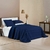 COBRE LEITO POPPY SOLTEIRO 02 PEÇAS - AZUL MARINHO - comprar online