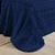 COBRE LEITO POPPY PADRÃO 03 PEÇAS - AZUL MARINHO - loja online