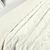 Cobre Leito Aveline Colcha Tecido Matelado Dupla Face 300 Fios Casal King 03 Peças Off White