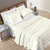 Cobre Leito Aveline Colcha Tecido Matelado Dupla Face 300 Fios Casal Queen 03 Peças Off White - Mundotextil
