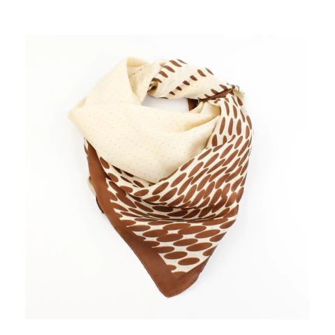 PAÑUELO ESTAMPADO DE SEDA 70 X 70 (PÑ56)