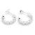 SEMI ARGOLLITA ESTRELLA CON CUBIC 1,8 CM ACERO BLANCO (A45686)