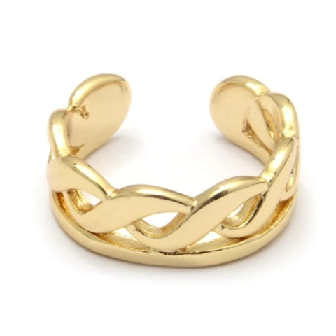 ARO CUFF INFINITO ACERO DORADO (A33986)