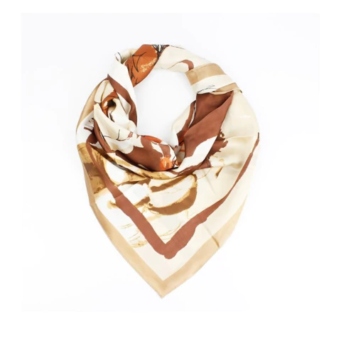 PAÑUELO DE SEDA ESTAMPADO 90 X 90 (PÑ04)