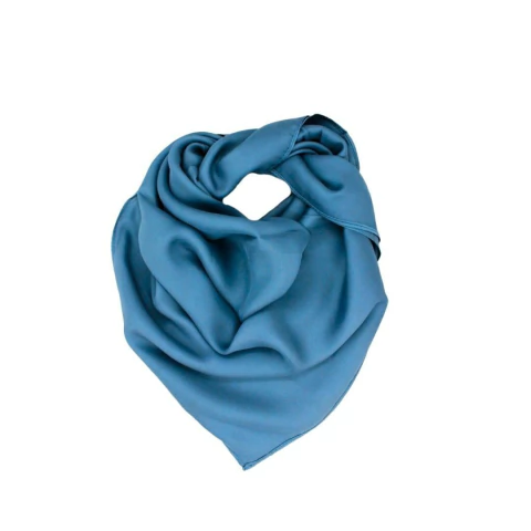 PAÑUELO DE SEDA CELESTE 75 X 75 (PÑ28)