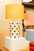 DOTTED TABLE LAMP B&W - buy online