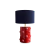 DOTTED TABLE LAMP BURGUNDY - buy online