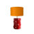 DOTTED TABLE LAMP BURGUNDY on internet