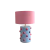 DOTTED TABLE LAMP BLUE AND RED - online store