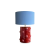 DOTTED TABLE LAMP BURGUNDY - online store