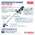 Aparador Grama Bosch Grt 18V-33 Bateria 18V Sem Bateria - Ferpar - O shopping das ferramentas. | Loja de Ferramentas