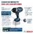 Chave De Impacto A Bateria Gds 18v-1000 Biturbo Sb Bosch