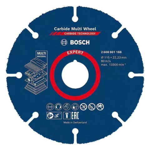 Disco Corte Multimaterial Bosch Para Esmerilhadeira 115mm