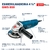 Esmerilhadeira Bosch Profissional Gws 850-115 850w 4.1/2 - loja online