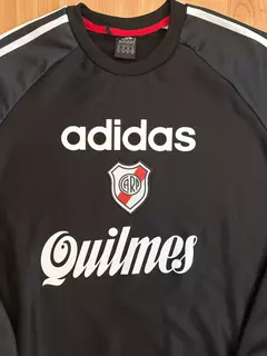 Buzo River Retro Quilmes Negro - tienda online