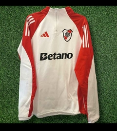 Buzo River Mediocierre Blanco 2025 - comprar online