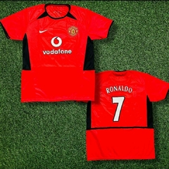 Camiseta Retro de Manchester United 2002