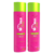Kit Shampoo e Pós Química 3 em 1 World One Floractive Profissional 2x 300ml
