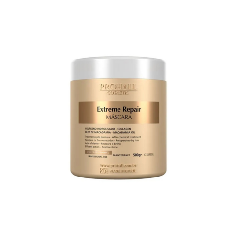 Máscara de Hidratação Extreme Repair Pós Progressiva Prohall 500g