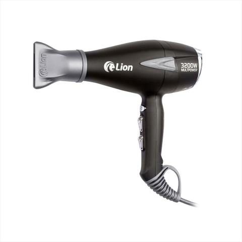 Secador de Cabelos Lion MultiPower 3200W Preto Fosco 220v - comprar online