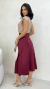 Conjunto: T-Shirt Nude Muscle Tee Básica + Saia Cherry Feminina Midi Em Suede