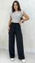 Calça Feminina Pantalona Em Crepe Com Elástico Bolsos Laterais - comprar online