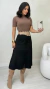 Blusa Gola Alta Marrom Feminina Básica na internet