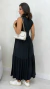 Vestido Preto Feminino Duas Marias Regata Midi - loja online