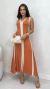 Vestido Regata Feminino Midi Bicolor - loja online