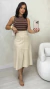 Blusa Feminina Canelada Regata Casual Em Algodão Básica