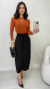 Blusa Feminina Básica Manga Longa Em Algodão Gola Redonda - loja online