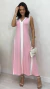 Vestido Regata Feminino Midi Bicolor na internet