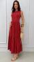 Imagem do Vestido Terracota Feminino Duas Marias Regata Midi