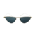 Óculos de Sol Feminino pequeno gatinho com hastes em dourado e lentes escuras - City - comprar online
