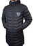 Campera Inflable Larga Con Piel Boca Juniors Oficial