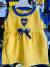 Vestido Infantil Moño Amarillo
