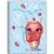 Caderno Pequeno 1/4 Fluffy - Brochura, Capa Dura, 80 Folhas - Jandaia - InClip Papelaria Criativa®