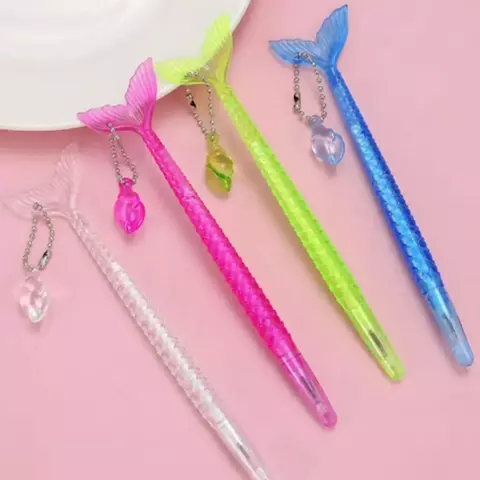 Caneta em Gel Cauda de Sereia / Pingente - Importado